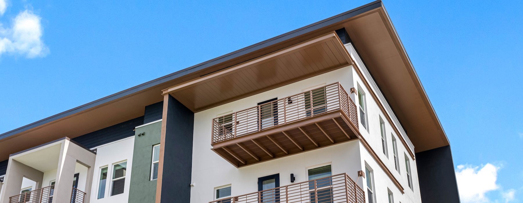 a building with balconies