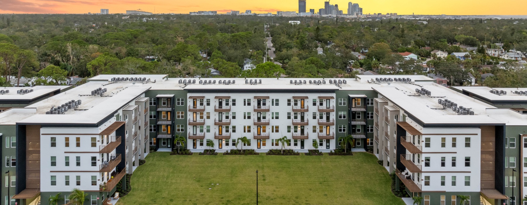 aerial view of property